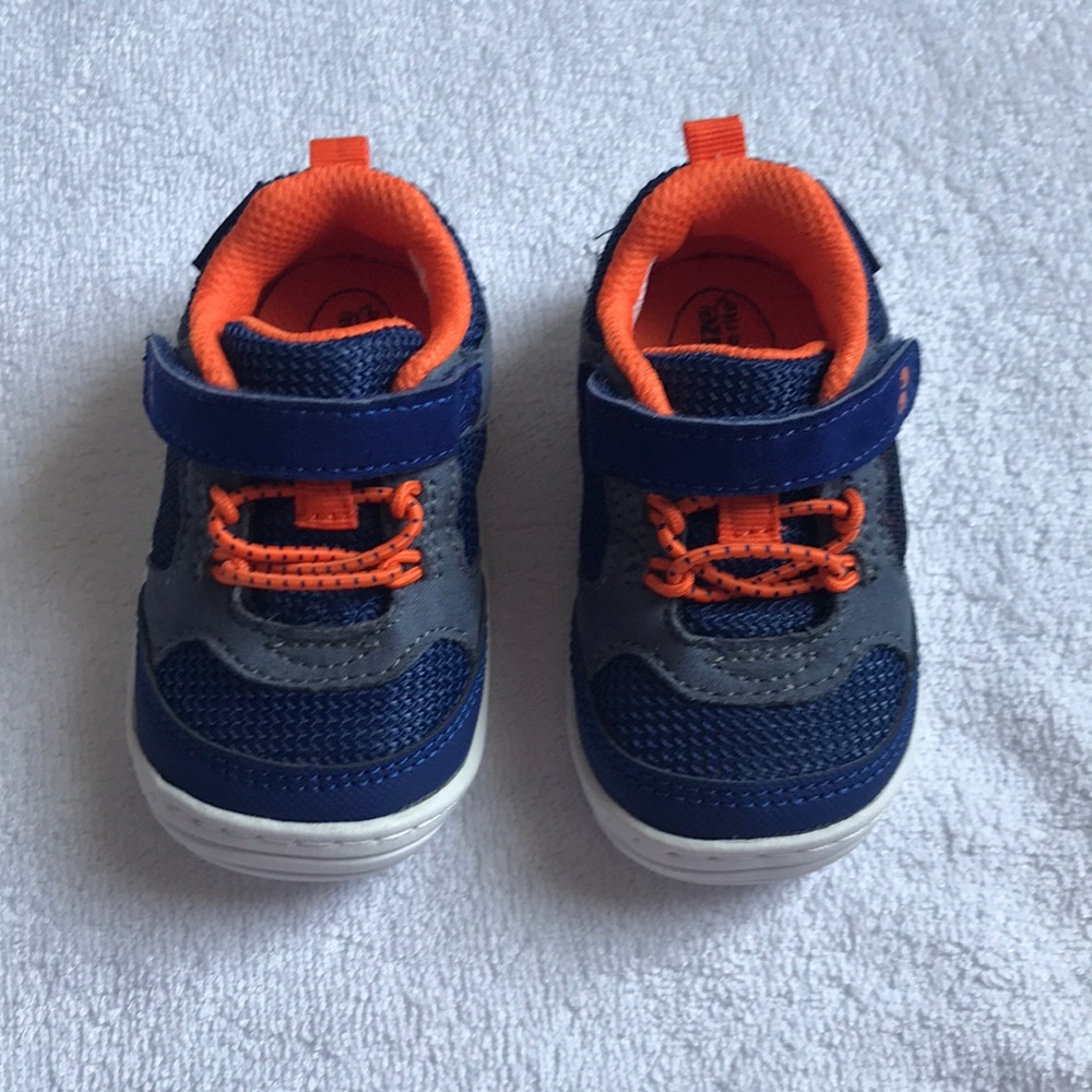 Stride Rite Surprize Blue and Orange tennis shoes - Picture 1 of 8